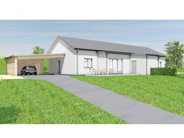 Immobilie in Bad Gleichenberg - PROVISIONSFREI! Neubau-Doppelhaushälfte mit Doppelcarport in Bairisch Kölldorf - Bild 0