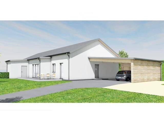 Immobilie in Bad Gleichenberg - PROVISIONSFREI! Neubau-Doppelhaushälfte mit Doppelcarport in Bairisch Kölldorf - Bild 1