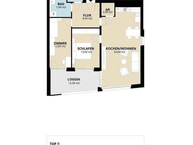 Immobilie in Schwarzach im Pongau - Geräumige 3-Raum Wohnung in Schwarzach/Pg. - Bild 2