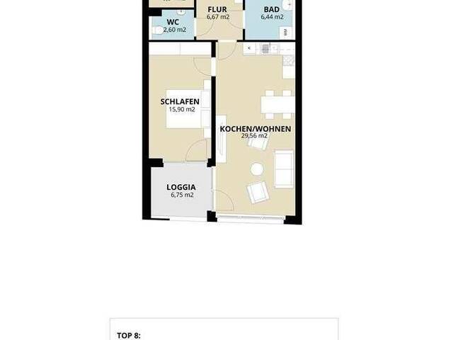 Immobilie in Schwarzach im Pongau - Geräumige 2-Raum Wohnung in Schwarzach/Pg. - Bild 2