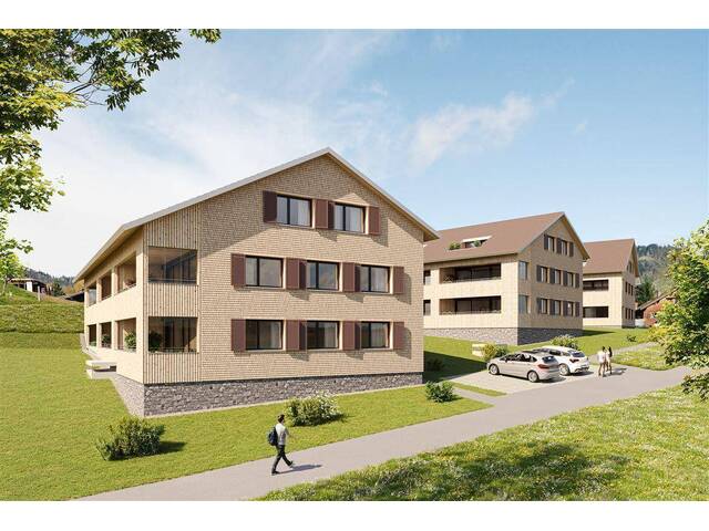 Immobilie in Schwarzenberg - NEUBAUPROJEKT: Schwarzenberg, Dachgeschosswohnung - Bild 1