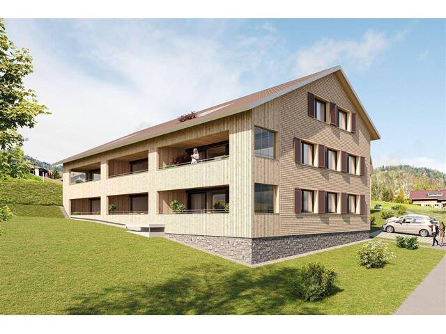 Immobilie in Schwarzenberg - NEUBAUPROJEKT: Schwarzenberg, Dachgeschosswohnung - Bild 2