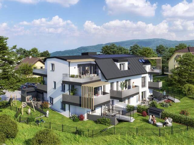 Immobilie in Mattsee - Mattsee SEENSWERT W2 - 4 Zimmer Neubauwohnung mit großem Privatgarten & Terrasse | Bezug in Kürze möglich! - Bild 0