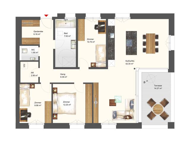 Immobilie in Wolfurt - 4-Zimmer-Terrassenwohnung W13 in Wolfurt! - Bild 2