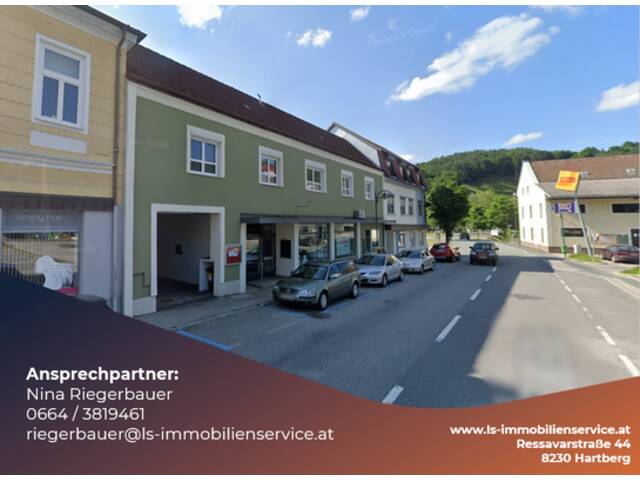 Immobilie in Lockenhaus - Großes Geschäftshaus mit Innenhof, Lager/Büro und Wohnung in Lockenhaus - Bild 0