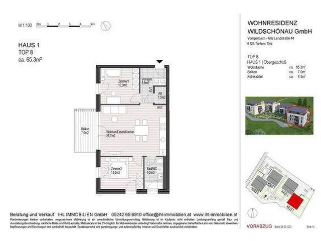Immobilie in Oberau - Top 8 - 3-Zimmer, 2. OG - Bild 4