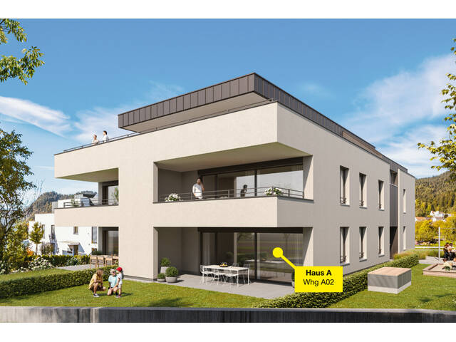 Immobilie in Nüziders - Wunderbare 3-Zimmerwohnung mit Gartenanteil | A02 - Bild 0