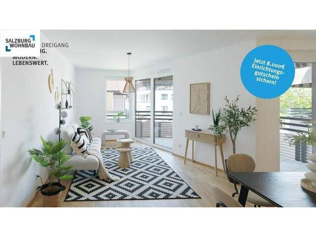 Immobilie in Golling an der Salzach - Neubau-Dachgeschoßwohnung Golling: Jetzt Einrichtungsgutschein EUR 8.000,- sichern! - Bild 0