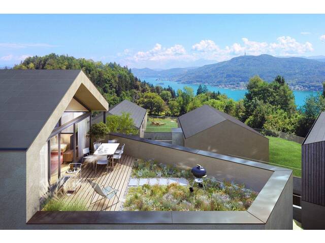Immobilie in St. Martin am Techelsberg - Exklusive Luxuswohnung mit Bilck auf den Wörthersee- Ihre Traumwohnung wartet! - Bild 1