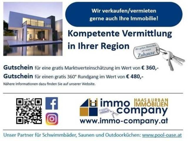 Immobilie in Tragwein - EIN SCHÖNES ZWEIFAMILIENHAUS MIT SONNENGARTEN + BAUGRUNDSTÜCK !! - Bild 1