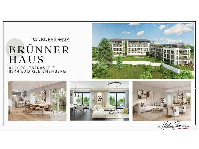 Immobilie in Bad Gleichenberg - **Exquisites Wohnen im Kurort**Parkresidenz Brünnerhaus** 33m² Terrasse** modernste Ausstattung ** malerisches Ambiente ** - Bild 2