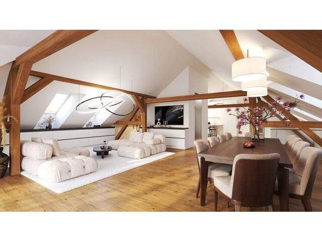 Immobilie in Gumpoldskirchen - Luxuriöses Penthouse mit historischem Charme und Blick über die Weingärten - Bild 0