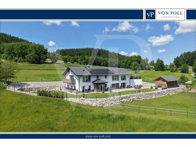 Immobilie in Neumarkt im Mühlkreis - Modernes Landhaus in Alleinlage und herrlichem Ausblick - Bild 0