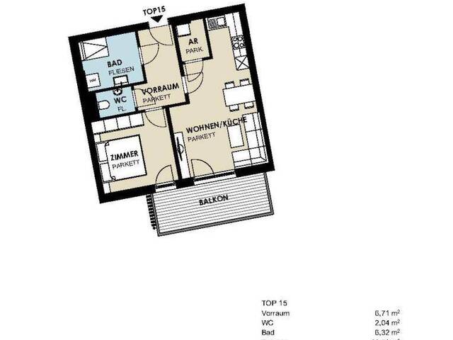 Immobilie in Kaprun - Neue 2-Raum-Wohnung in Kaprun - Bild 2