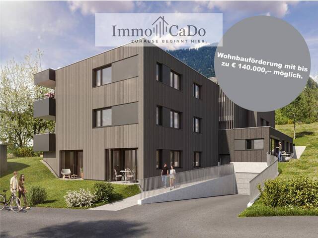Immobilie in Frastanz - NEUBAU: Großzügige 2 Zimmer Gartenwohnung in Frastanz, Top 2a - Bild 0