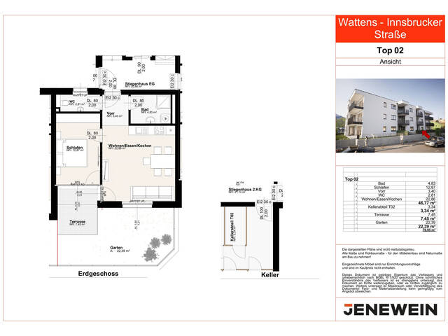 Immobilie in Wattens - 2 Zimmer Starterwohnung - Selbstausbau möglich - Bild 1