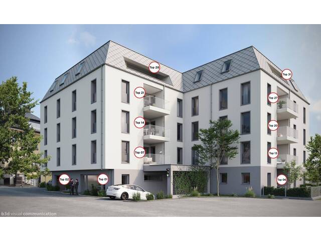 Immobilie in Kirchdorf an der Krems - Terrassenwohnung Top 21 - Neubauprojekt STADTHAUS D2 - Kirchdorf - Fertigstellung Sommer 26 - Bild 2