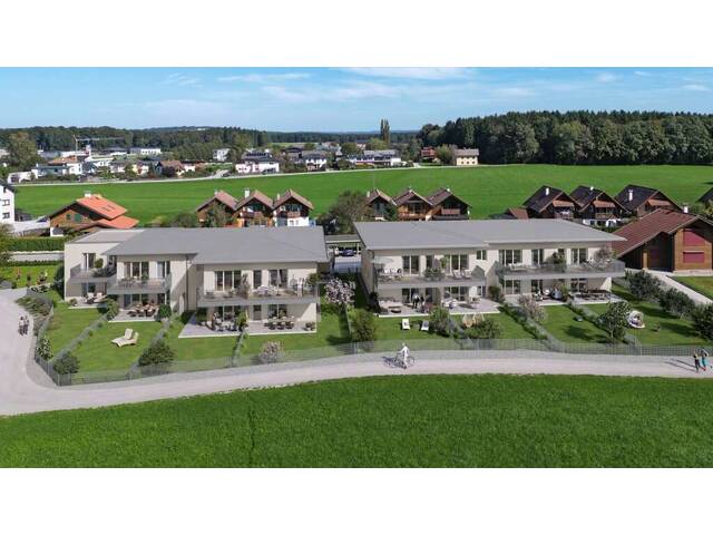 Immobilie in Perwang am Grabensee - Große Erstbezug-Wohnung mit Balkon und hochwertiger Ausstattung in Perwang am Grabensee - Bild 2