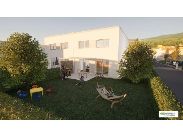 Immobilie in Königstetten - Neubau-Doppelhaushälfte in Königstetten - traumhaft Wohnen zwischen Wienerwald und Tullnerfeld - Bild 1