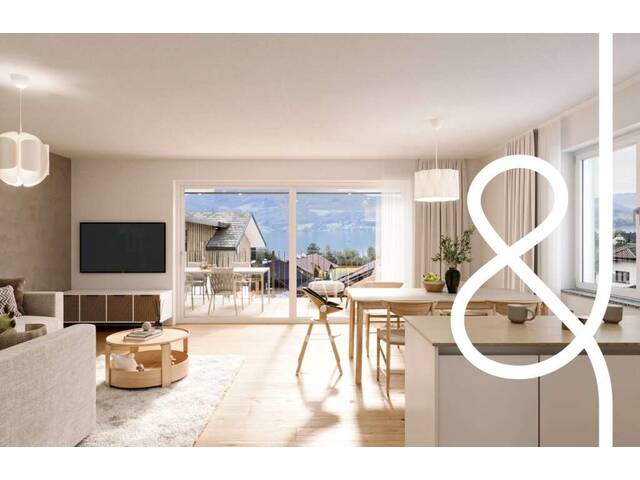 Immobilie in Steinbach am Attersee - TRAUMHAFTE MAISONETTE-WOHNUNG FÜR FAMILIEN - GROSSZÜGIG, MODERN UND NATURNAH - Bild 0