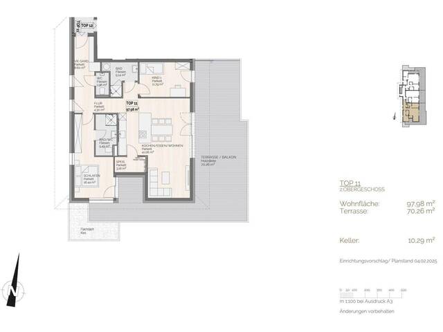 Immobilie in Tiefgraben - Traumhafte Dachgeschosswohnung zwischen Irrsee und Mondsee - Bild 3