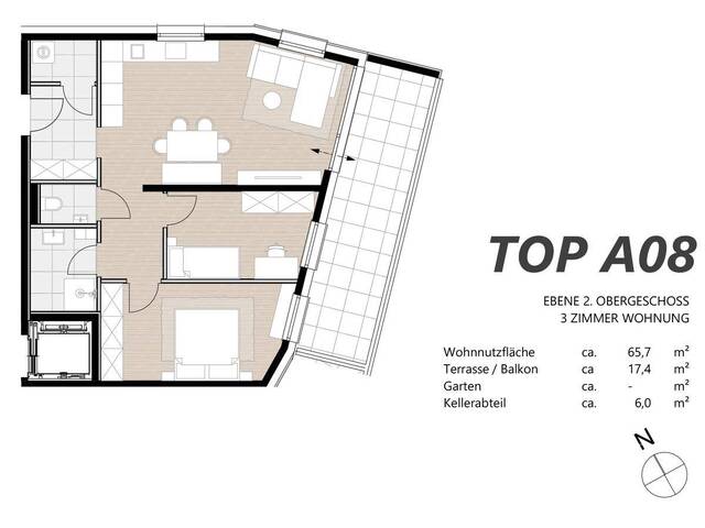 Immobilie in Inzing - DAS DREIKANT Haus A Top 08 - NEUE PREISE - Bild 4