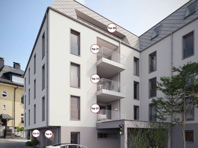 Immobilie in Kirchdorf an der Krems - Penthouse Top 28 - Neubauprojekt STADTHAUS D2 Kirchdorf - Fertigstellung Sommer 26 - Bild 2