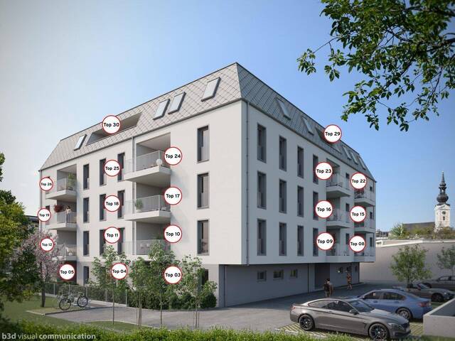 Immobilie in Kirchdorf an der Krems - Terrassenwohnung Top 26 - Neubauprojekt STADTHAUS D2 Kirchdorf - Fertigstellung Sommer 26 - Bild 2