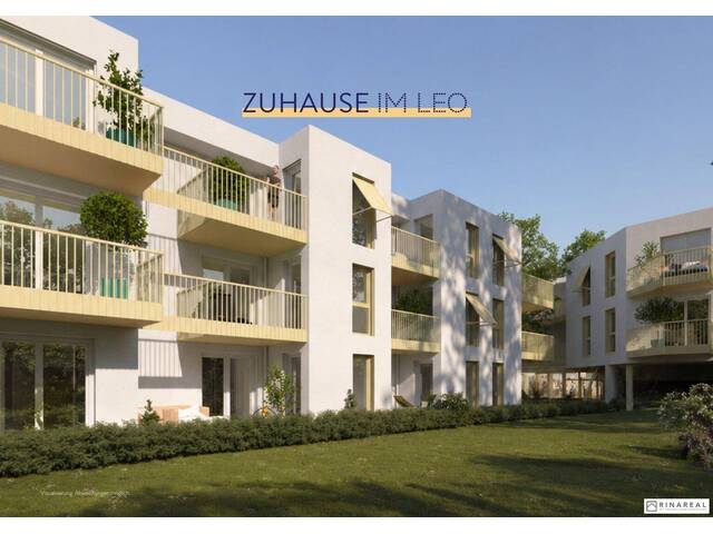 Immobilie in Leopoldsdorf - FÜR ANLEGER // Zuhause IM LEO | Schöne 3 Zimmer Gartenwohnung mit Terrasse | Tiefgarage im Gebäude | Hauptstraße | Sommer 2029 - Top 4 - Bild 2