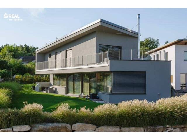 Immobilie in Breitenbrunn am Neusiedler See - smart und nachhaltig – Architektenhaus mit Seeblick - Bild 0