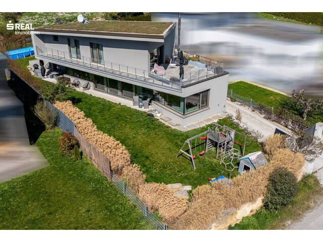 Immobilie in Breitenbrunn am Neusiedler See - smart und nachhaltig – Architektenhaus mit Seeblick - Bild 1