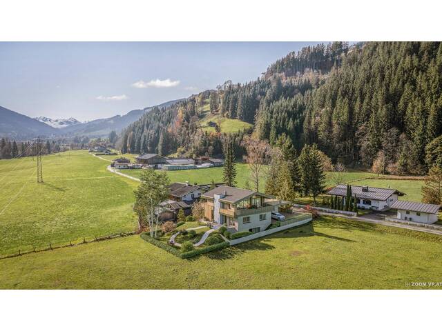 Immobilie in Aurach bei Kitzbühel - Neubauvilla in sonniger Ruhelage mit traumhaftem Ausblick - Bild 1