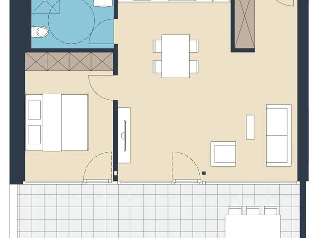 Immobilie in Viktorsberg - 2-Zimmer-Wohnung mit Terrasse zu verkaufen (Top 09) - Bild 2