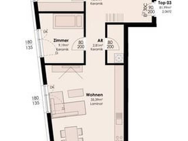 Immobilie in Trins - WOHNPROJEKT TRINS 3-ZIMMERWOHNUNG - TOP03 - Bild 2