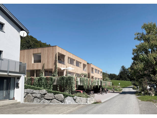 Immobilie in Langen bei Bregenz - Neubau: das beliebte trimana Vollholz Doppelhaus mit 140 m² - in Langen bei Bregenz, Top Lage, Baubeginn im März 2026 - Bild 0
