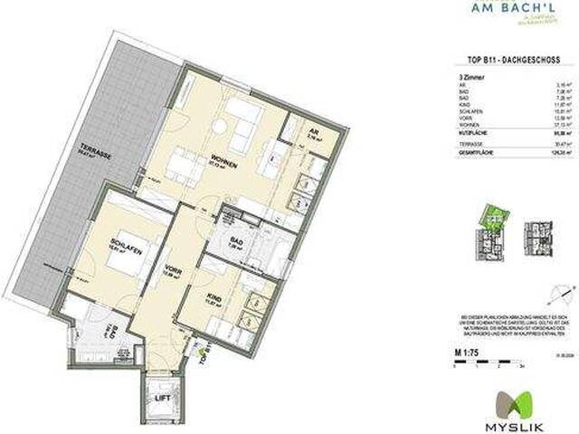 Immobilie in Hallwang - Penthouse mit Panoramablick und großer Dachterrasse - Bild 1