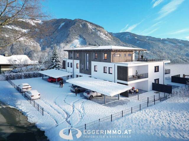 Immobilie in Maishofen - Green Base - Wohnen im Grünen, Neubau 2-Zimmerwohnung, großer Balkon, ausgezeichnete Lage in Maishofen, Wohnbauförderung mögl. - Bild 1