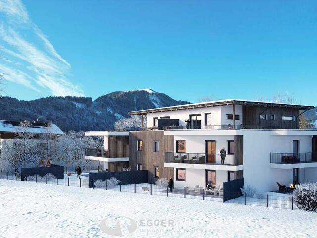 Immobilie in Maishofen - Green Base - Wohnen im Grünen, Neubau 2-Zimmerwohnung, großer Balkon, ausgezeichnete Lage in Maishofen, Wohnbauförderung mögl. - Bild 2