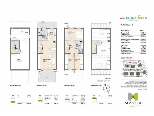 Immobilie in Straßwalchen - Neubau: Mittelreihenhaus am Blumenfeld in Straßwalchen - Bild 4