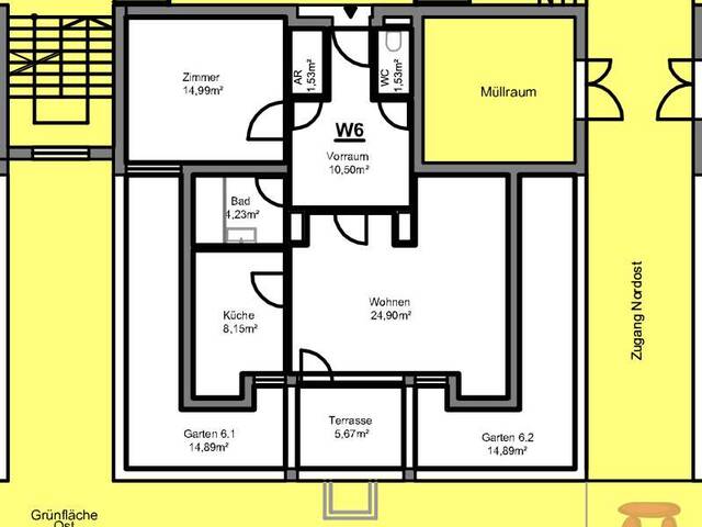 Immobilie in Innsbruck - unbefristet vermietete Wohnung Höttinger Au - Bild 1