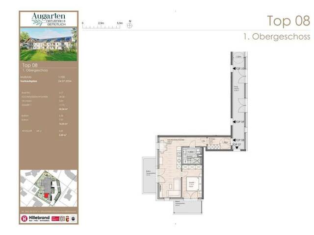 Immobilie in Siezenheim - AUGARTEN, TOP 08: 2-Zimmer-Wohnung, perfekt für Investoren oder Eigennutzer - Bild 1