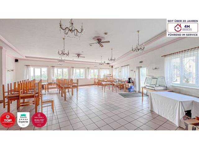 Immobilie in Katzelsdorf - ALL IN ONE ** EFH mit 7 Zimmern und Panoramablick + Gasthaus/Speisesaal + Lokal (ca. 400m² Wohn/Nutzfläche zzgl. Garten) - Bild 2