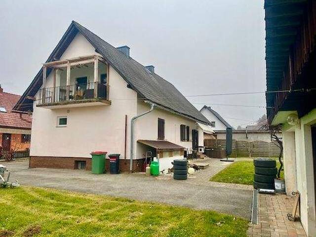 Immobilie in St. Martin im Sulmtal - St. Martin/Gasselsdorf: Freundliches Einfamilienhaus mit Nebengebäude und ebenen Grundstück - Bild 0