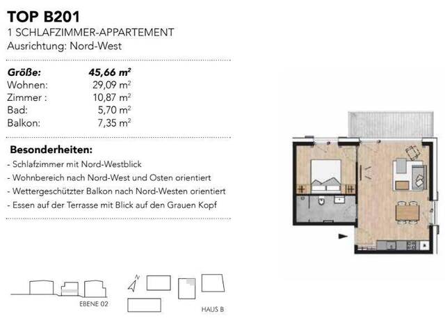Immobilie in Ischgl - 1 Sz Apartment Ischgl - Bild 1