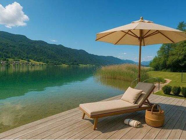 Immobilie in Ossiach - Neuer Seebungalow am Ossiacher See - beim Skiberg Gerlitzen - Bild 2