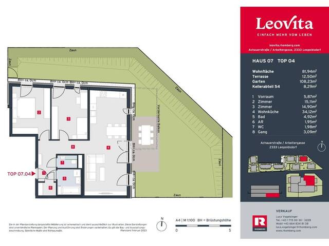 Immobilie in Leopoldsdorf - LEOVITA | Haus 7 Top 04 - Bild 4