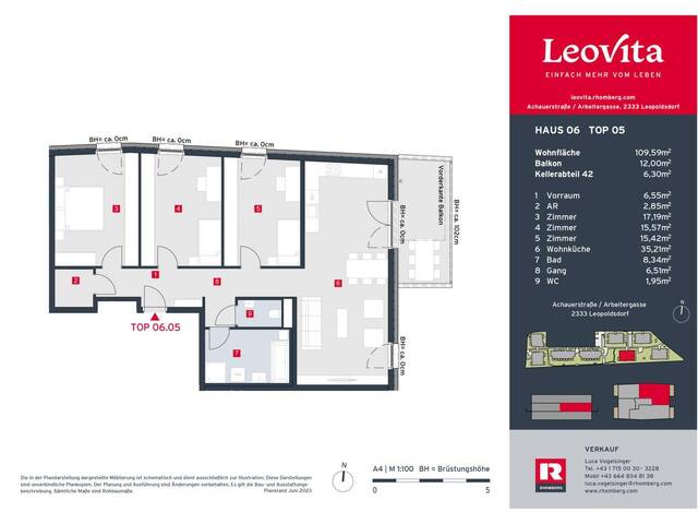 Immobilie in Leopoldsdorf - LEOVITA | Haus 6 Top 05 - Bild 2