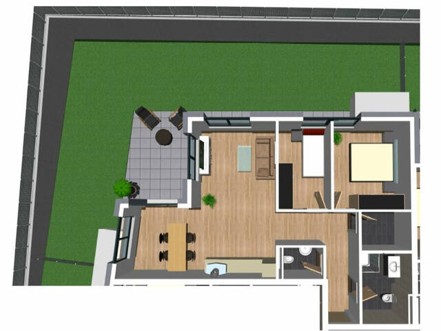 Immobilie in Steinach am Brenner - Top 03: 3- Zimmer Gartenwohnung im Zentrum von Steinach - Bild 2
