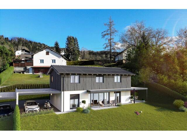 Immobilie in Maria Rain - Family Living - Maria Rain - Exklusiver Wohntraum mit Fernblick - Bild 0