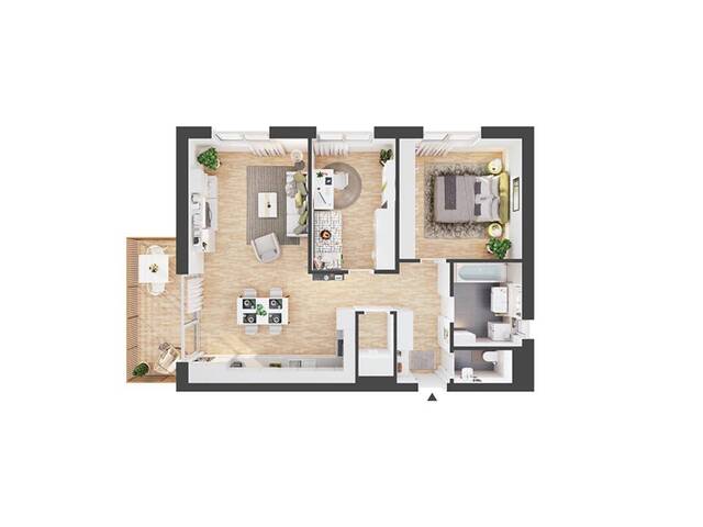 Immobilie in Obsteig - 3-Zimmer Neubau-Wohnung mit Balkon (AW06) - Bild 0